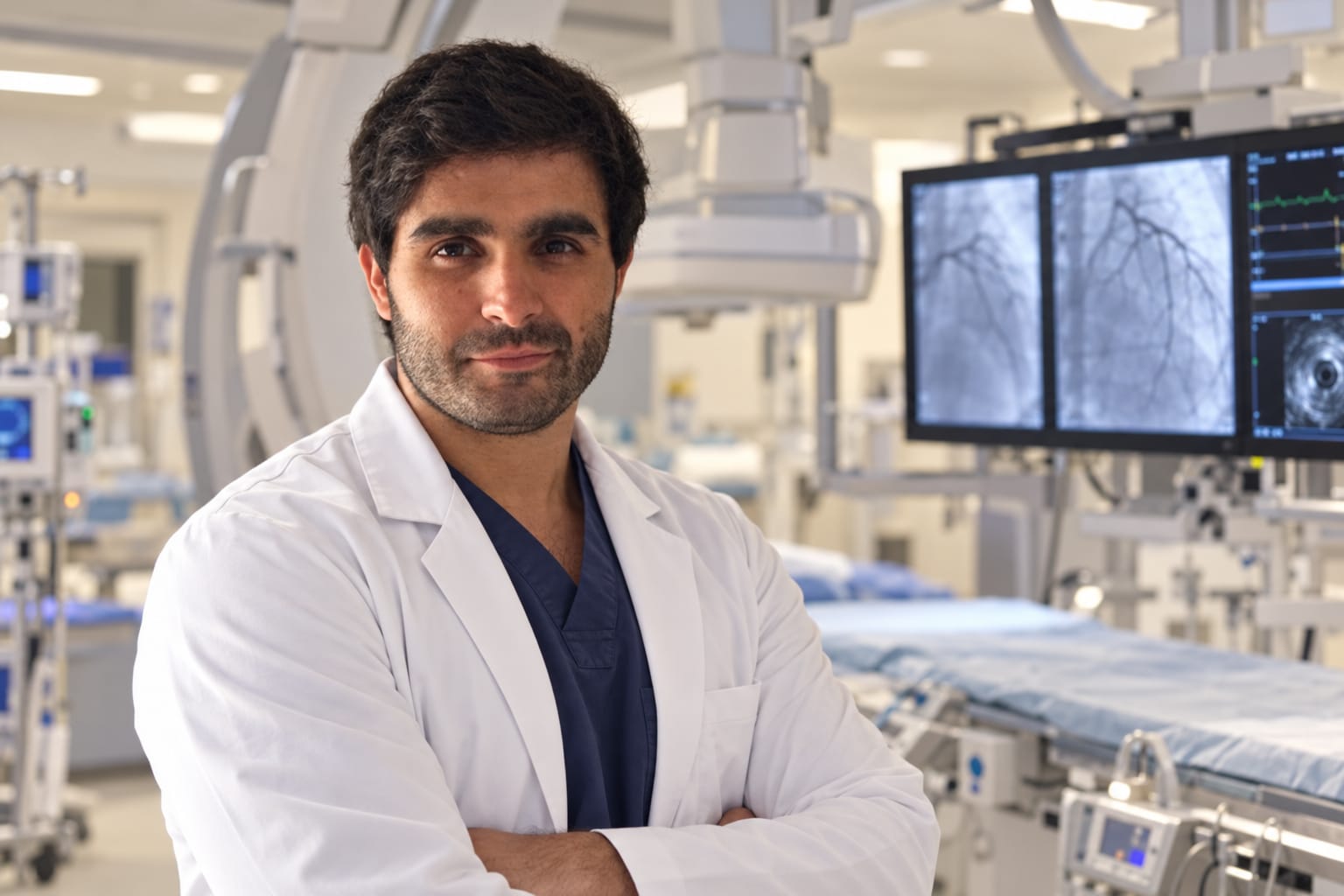 Dr. Luis Paiva na Unidade de Intervenção Cardiovascular